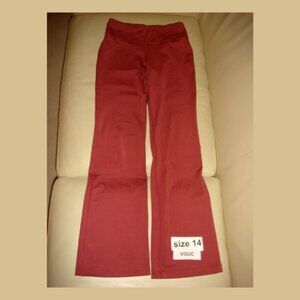 Athleta Girl Flare Pant drawcord buttery soft size 14
